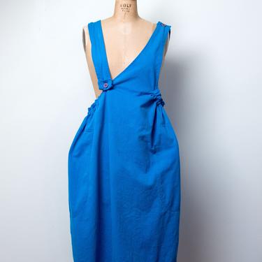 1990s Asymmetrical Blue Dress | T.J. Boy's 