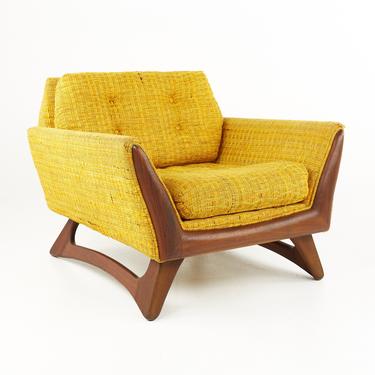 Adrian Pearsall Mid Century Lounge Chair Yellow - mcm 