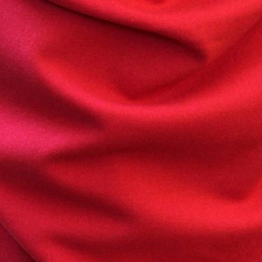 Vintage Red Wool Fabric - Christmas Red Wool - Holiday Suit Fabric - Santa Red Wool - 92&quot;x60&quot; | FREE SHIPPING 