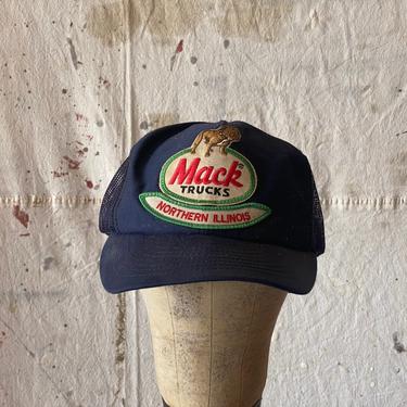 Vintage Mack Trucks Northern Illinois Louisville Mfg Snap Back Hat 