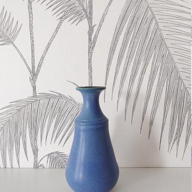 Handmade Vase, Cobalt Blue, New England Pottery, Contemporary 