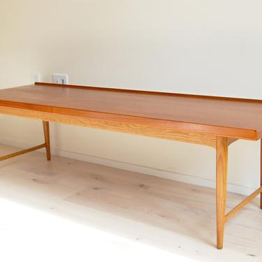 Danish Modern Teak Rectangle Coffee Table No. 572 Marius Made in Denmark 
