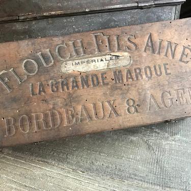 French Presentation Box, Prune d'Ente, La Grande Marque, Bordeaux, Agen, France, Original Label, French Farmhouse 