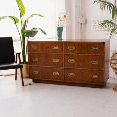 6-Drawer Campaign Dresser by Dixie
