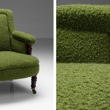 Armchair by Gillow & Co. in Pierre Frey Wool / Mohair / Alpaca Boucle