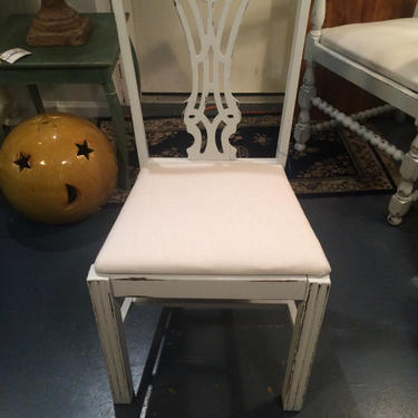 Upcycled Dining Chair- ReUpholstered by TheMarketHouse
