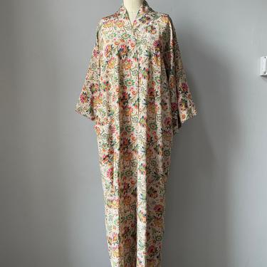 1940s Robe Rayon Paisley Loungewear S 
