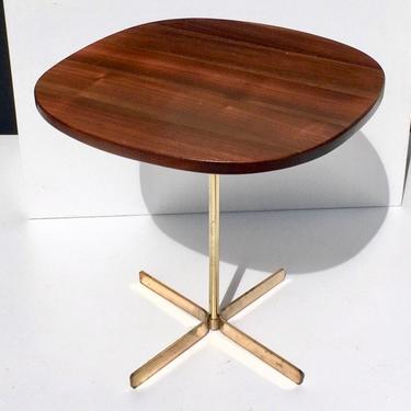 Rare Brass Allan Gould Side Table 1950s 