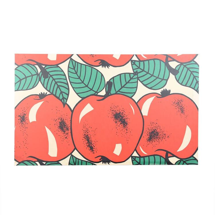 Red Apple Finnish Fabric Panel