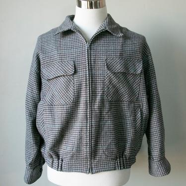 1990s Pendleton Jacket Men's Plaid Wool XL / L 