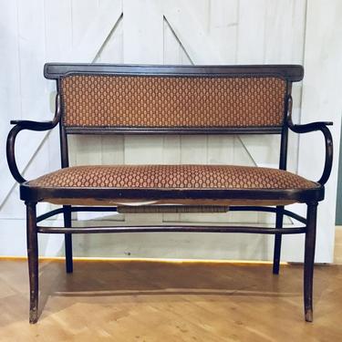 Bistro Settee | Vintage Furniture from Paris | Antique 