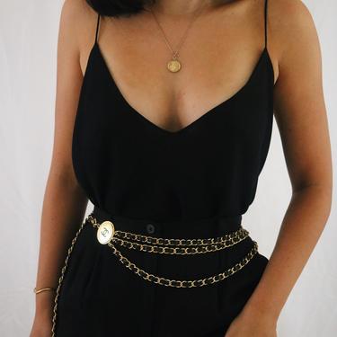 Vintage Black Silk Ralph Lauren Camisole - XL/XXL 