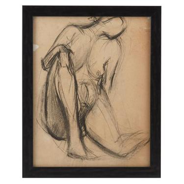Vintage French Figure Study - Simple Frame #8