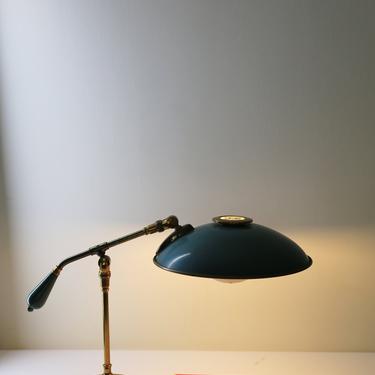 Vintage Industrial Gerald Thurston Articulating Desk Lamp 