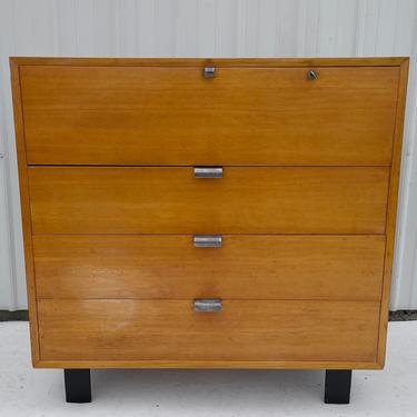 Mid-Century Dresser With Fold Out Desk by George Nelson for Herman Miller 