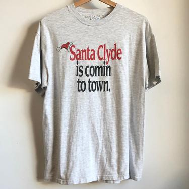 1991 Santa Clyde Drexler Portland Trail Blazers Tee Shirt