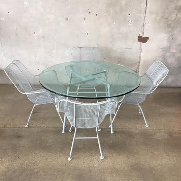Russell Woodard Sculpture Chairs With Table