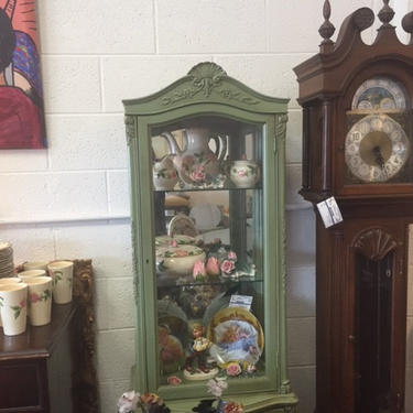 Small Painted China Cabinet by TheMarketHouse