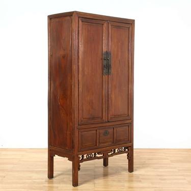 Chinese Asian Armoire Carved Cabinet