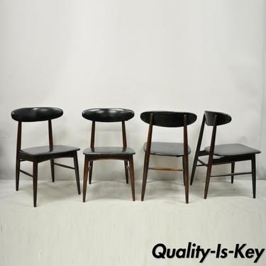 Set 4 Vintage Baumritter Roommates Mid Century Modern Danish Style Dining Chairs