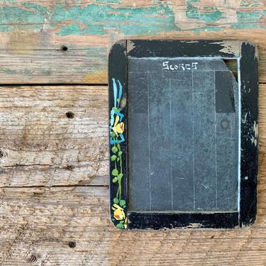 Small Antique Slate Chalkboard | Black Chalkboard | Blackboard | Sign | Shabby Chic | Painted Frame | Menu | Display | Price Sign | Welcome 
