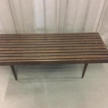 Midcentury Modern Slat Coffee Tables/Benche  #1 of 2