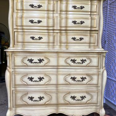 Vintage French Country Chest.  Kent Coffey Dresser. Custom Dresser.  Choose Your Finish. Master Bedroom. Eclectic Living Room. 