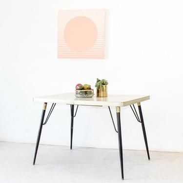 Small Vintage Formica Dinette Table 
