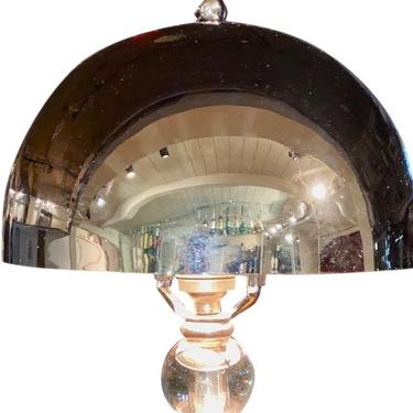 Jacques Adnet French Art Deco Machine Age Art Deco Lamp