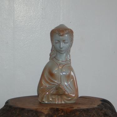 WEDGWOOD 1959 Rare Arnold Machin Bust of Penelope Decorated with by Norman Wilson ~ Fully Marked Wedgwood N. W.  Made in England ~ Excellent 