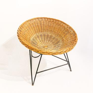 Upcycled Basket Chair