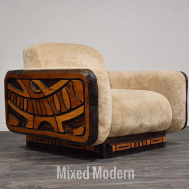 Router Cut Abstract Lounge Chair 