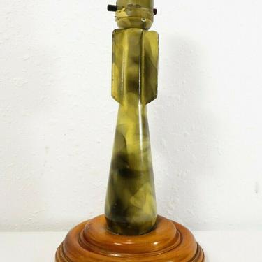 Vtg WW2 TRENCH ART ARTILLERY PRACTICE BOMB SHELL TABLE LAMP Marines Army MORTAR