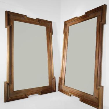 Walnut Framed Mirror