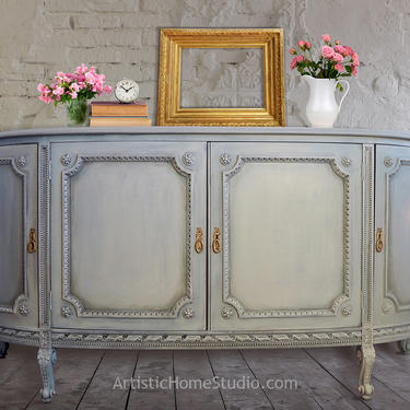 20th Century French Country Rounded Sideboard