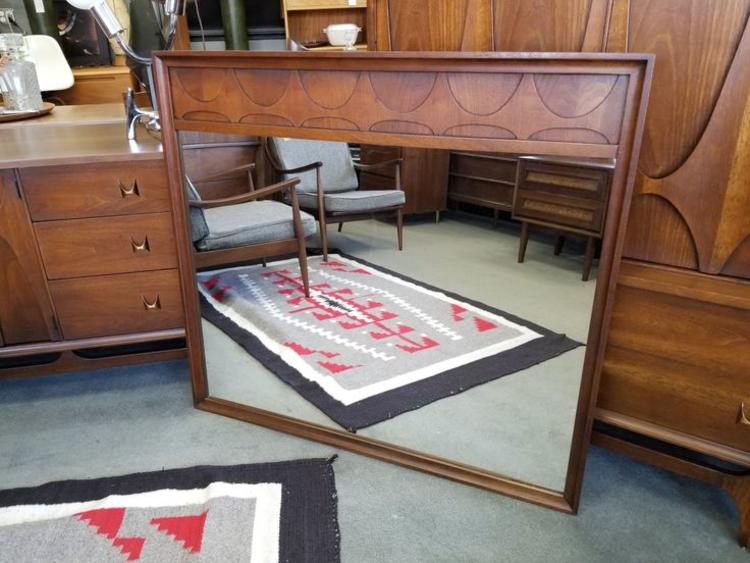 Mid-Century Modern mirror from the Brasilia collection by Broyhill