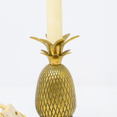 Vintage Gold Pineapple Nightlight Lamp 