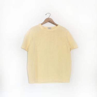 Pale Yellow 90s Sweater 