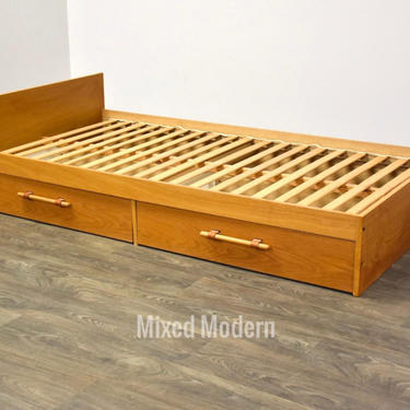 Swedish Oak Twin Platform Bed 
