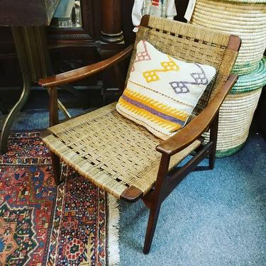                   Just in. Mid Century woven arm chair. $300