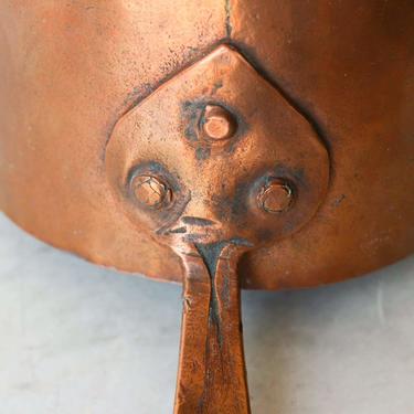 Stamped Hand Made Copper Pot