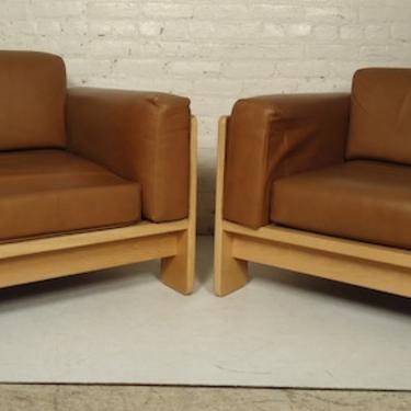 Pair of Knoll Lounge Chairs by Tobia Scarpa