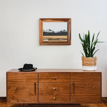 Mid century Credenza, mid-century credenza, walnut credenza, 