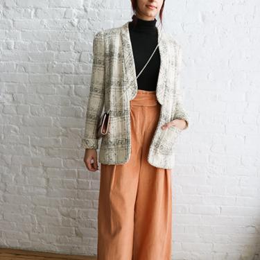 Chanel Casual Tweed Jacket, Size 42