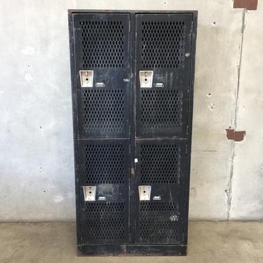 Industrial Black Cage Lockers
