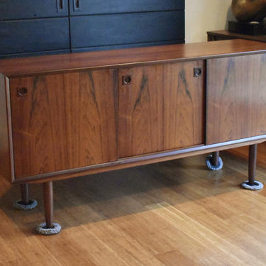 Restored Brazilian Rosewood sideboard/credenza by Dyrlund - 62.5&amp;quot; 