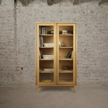 Bookcase, Mid Century Modern, Bookshelf, Scandinavian, Cabinet, Display case 