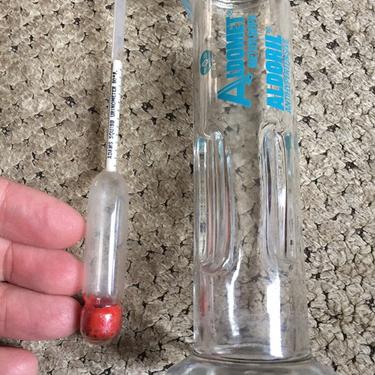Vintage urinometer glass adams squibb 