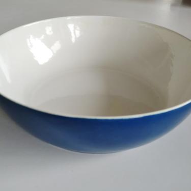 Copco Blue Enameled Cast Iron Round Pan by Michael Lax 
