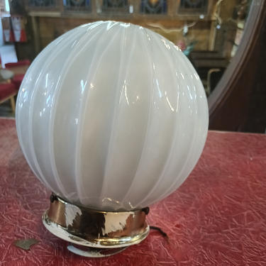 Vintage Milk Glass flush mount light